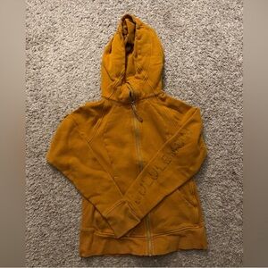lululemon athletica Mustard Yellow Hoodie